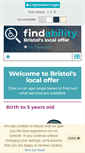Mobile Screenshot of findabilitybristol.org.uk